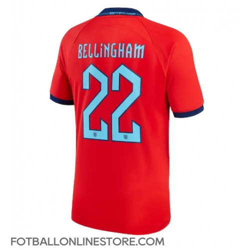 Billige England Jude Bellingham #22 Bortetrøye VM 2022 Kortermet
